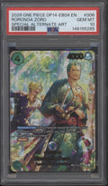 Roronoa Zoro One Piece Card Game OP14-EB04 Special Alternate Art #006 PSA 10