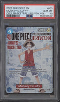 Monkey D Luffy One Piece Card Game College Basketball US Voyage #055 PSA 10 #4