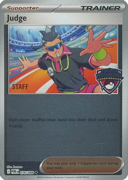 Judge (076/088) (Regional Championships) [Staff] [League & Championship Cards]