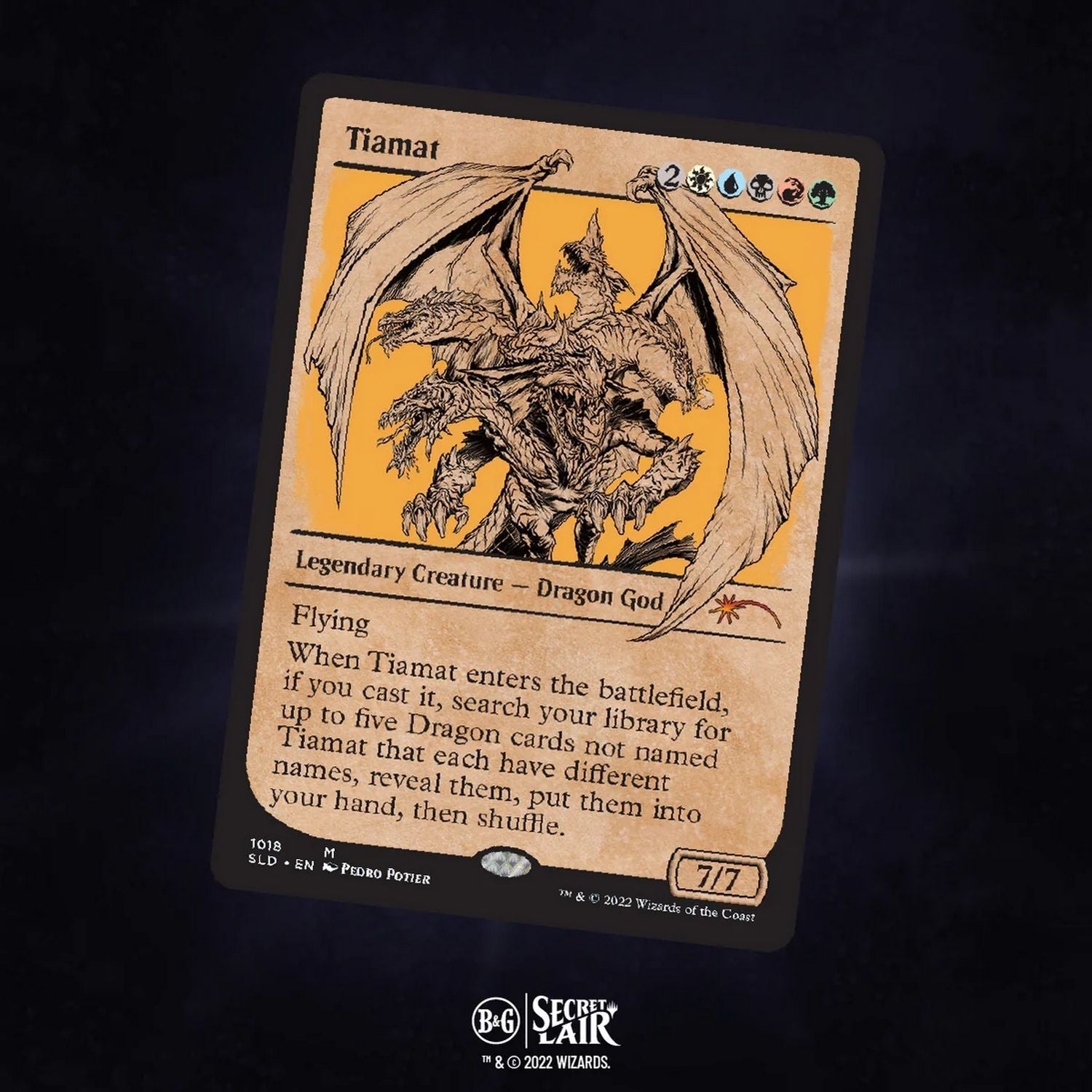 Magic the Gathering: Secret Lair Drop Series Here Be Dragons