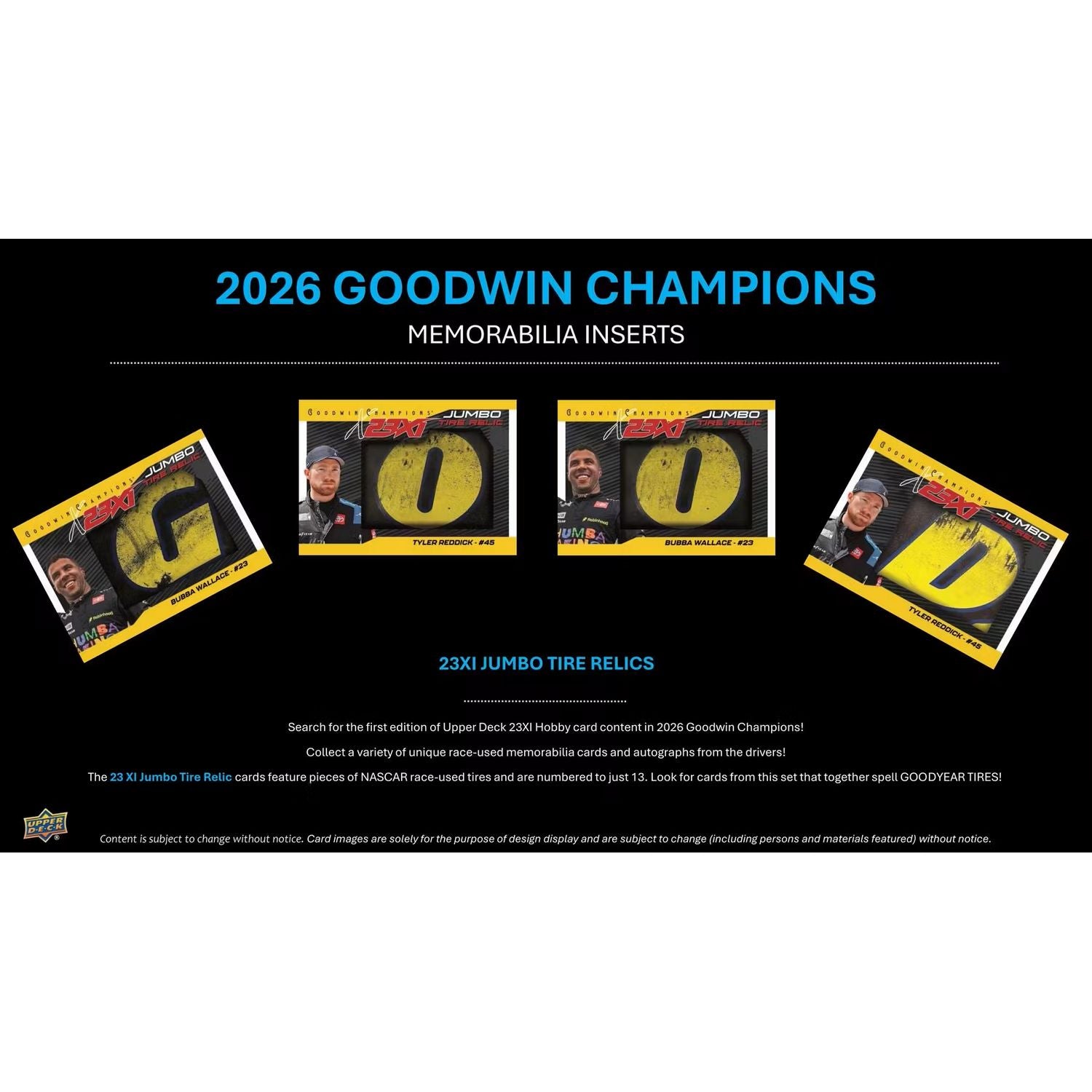 2026 Upper Deck Goodwin Champions Hobby Box *Contact Us To Order*