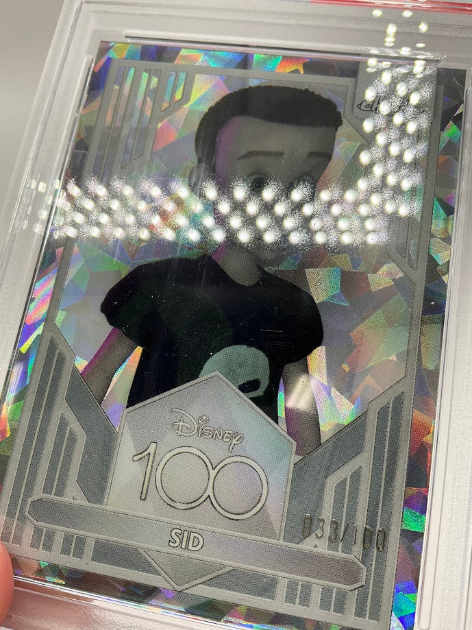 Sid 2023 Topps Chrome Disney 100 Year Diamond Refractor 033/100 #16 PSA 10